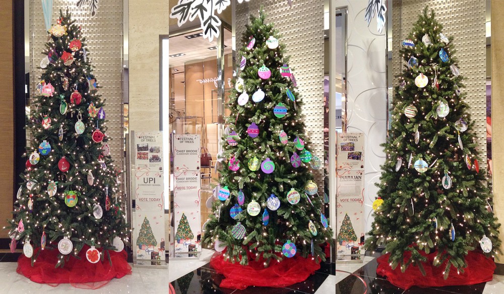 グアムの小学生らによる“Festival of Trees 2014” (Tギャラリアグアム)