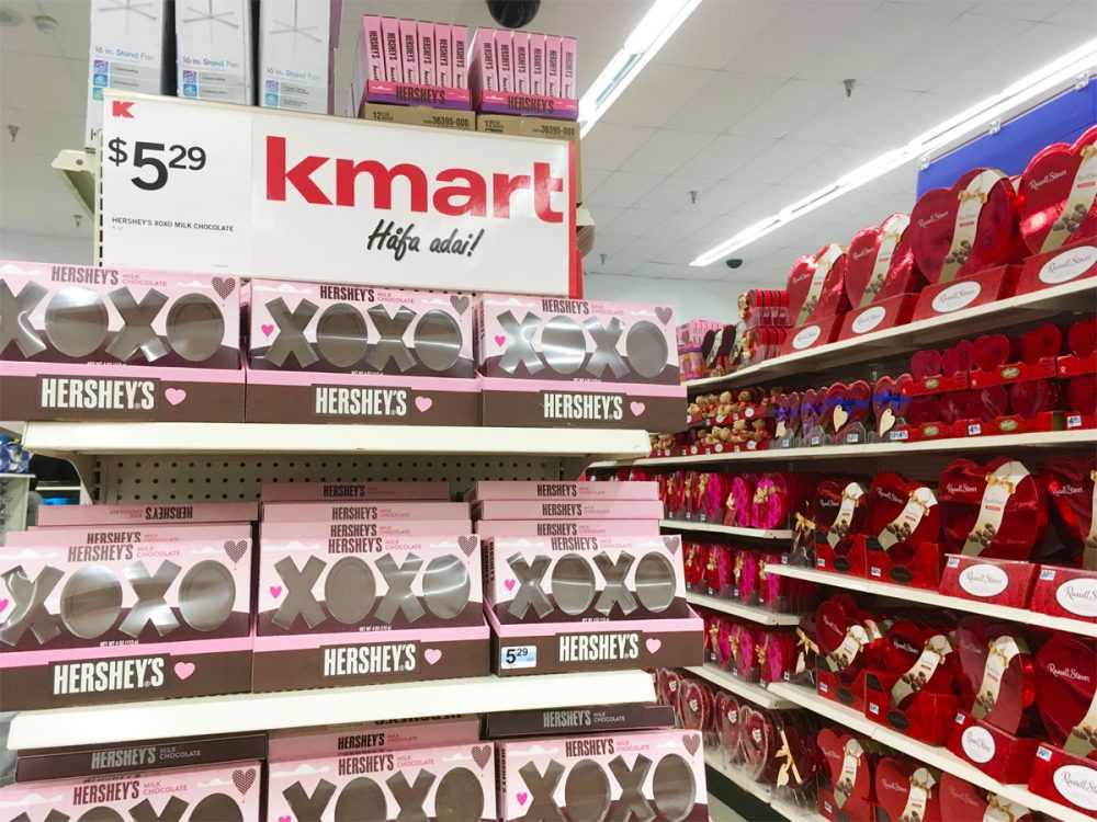 XOXO ハーシーズのチョコレート Kマートのバレンタイン商品