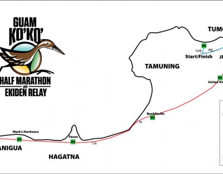 グアム ココハーフマラソン&駅伝リレー 新コース