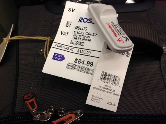 ティンバーランドのスーツケース(大) $380.00 → $84.99 (ロスドレスフォーレス)