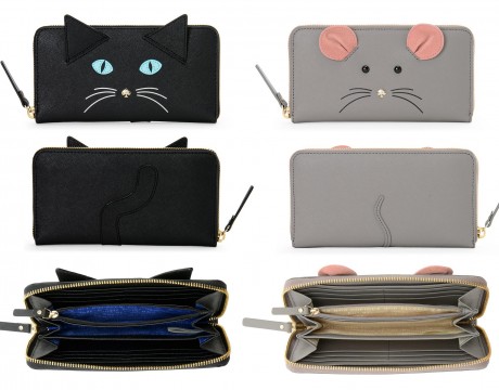 ケイトスペードの猫ちゃん財布