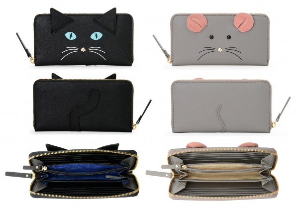ケイトスペードの猫ちゃん財布